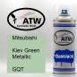 Preview: Mitsubishi, Kiev Green Metallic, GQT: 400ml Sprühdose, von ATW Autoteile West.